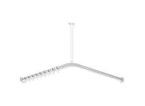 HEWI System 900 Vorhangstange für Duschwanne 100 x 100 cm von HEWI