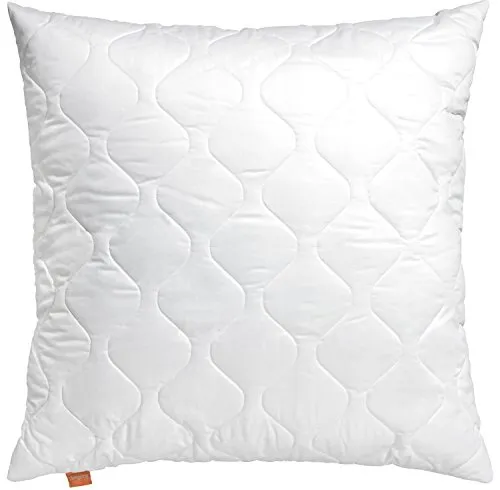 sleepling extra pralles Kopfkissen 60x60 cm, Allergiker Bett Kissen, Polster, Bettkissen, Schlafkissen 60 x 60 cm, Pillow, waschbar, Made in EU, Ökotex, Komfort 400