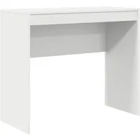 vidaXL Schreibtisch Weiß 90 x 40 x 76 cm - Kinderschreibtisch in modernem Design, ideal für kleine Räume. Robuste Holzwerkstoff-Konstruktion mit praktischem Stauraum für Dokumente, perfekt für kreative Köpfe und Schüler.