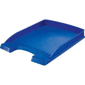 Leitz Briefablage 5237-00-35, Plus, A4, blau, stapelbar, Kunststoff