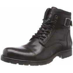 JACK & JONES Herren Jfwalbany Leather Antraciet Chukka Boots, Anthrazit, 44 EU - Wanderschuhe aus hochwertigem Leder, ideal für Outdoor-Aktivitäten und bietet optimalen Komfort und Halt.