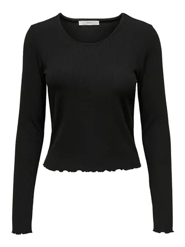 ONLEMMA L/S O-Neck Short TOP NOOS JRS