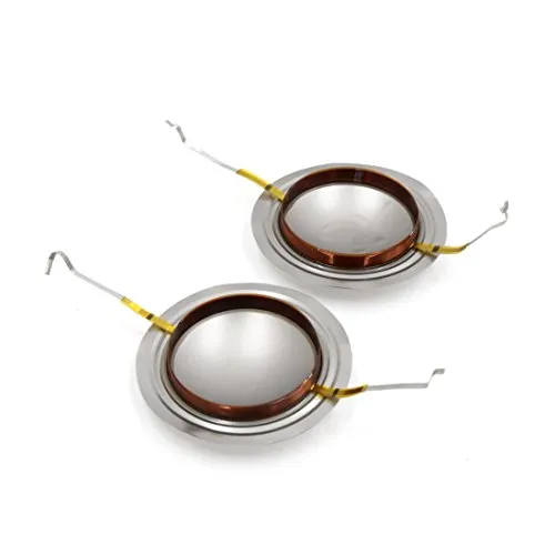 sourcing map 2 stücke 34.4mm Inner Runddraht Hochtöner Diagramm Lautsprecher Antrieb Schwingspule für Auto