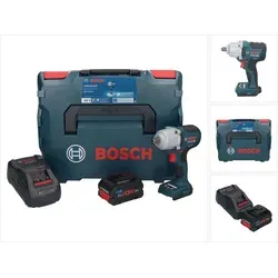 Bosch GDS 18V-450 HC Akku Drehschlagschrauber - Akkuschrauber mit 450 Nm Drehmoment, Bluetooth-Anbindung zur App-Steuerung und drei Geschwindigkeitsstufen für präzise Anwendungen. Ideal für Profis!