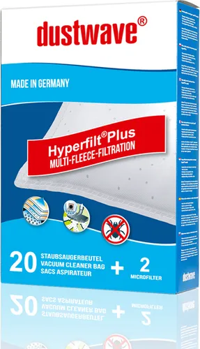 Staubsaugerbeutel | Staubfilter passend für AEG - VX7-1-SW, VX7-1-TOY, VX7-1-WR, VX7-2-CR, VX7-2-CRAK, VX7-2-DB, VX7-2-EB, VX7-2-ECO, VX7-2-IW, VX7-2-Öko, VX7-2-EB, VX7-2-ÖkoX, AEG - VX7... Serie 20