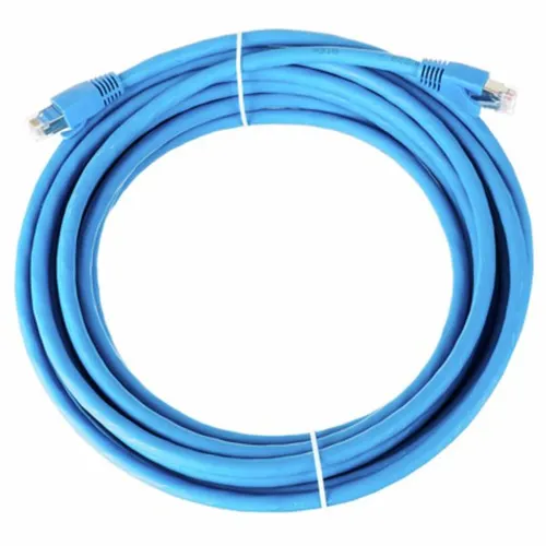 Kramer C-UNIKat-25 CAT6-Netzwerkkabel, blau, 7.6m - Hochwertiges CAT6-Netzwerkkabel in Blau, 7.6m lang. Ideal für stabile Netzwerkverbindungen und schnelle Datenübertragung. Flexibles Design für einfache Installation.