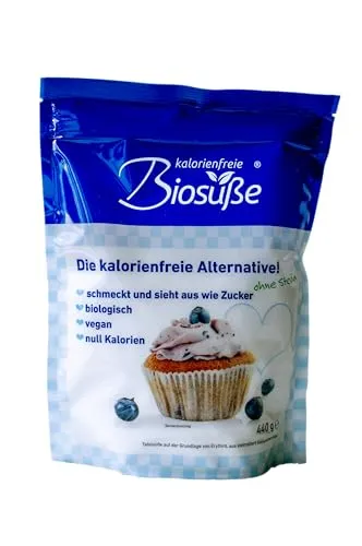 Bio Erythrit 440g von kalorienfreie Biosuße