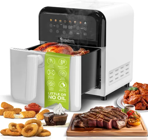 TurboTronic TT-AF190 Heißluftfritteuse Weiß