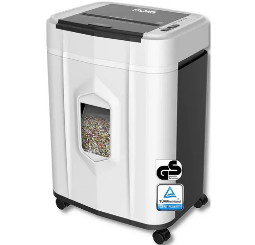 LMG Aktenvernichter Auto120P4 - Vollautomatischer Partikelschnitt - Aktenvernichter für bis zu 120 Blatt, ideal für Büros. Mit 60 Minuten Dauerbetrieb, leisen 65 dB und automatischer Abschaltung bei Überhitzung für sicheres Arbeiten.