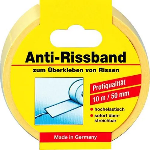 Baufan Anti-Rissband 10 m - Reparaturband für Risssanierung, bietet langlebigen Schutz und einfache Anwendung im Malerzubehör