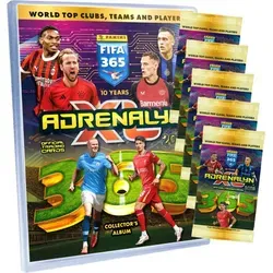 Panini FIFA 365 Karten 2025 - Trading Cards mit Sammelmappe und Boostern - Entdecke die neue Panini FIFA 365 Adrenalyn XL 2025 Serie mit 441 hochwertigen Sammelkarten, inkl. 5 Boostern und Sammelmappe. Perfekt für Fans und Sammler, um die besten Fußballstars zu vereinen!