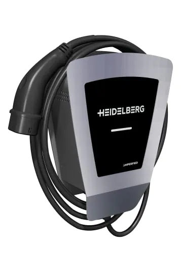 Heidelberg AMPERFIED Wallbox Energy Control Plus 11kW mit 7,5m Kabel - Wallbox für Elektrofahrzeuge mit 11 kW Ladeleistung, ideal für effizientes Lastmanagement und §14a EnWG konform. Universelle Kompatibilität, 2 Jahre Herstellergarantie.