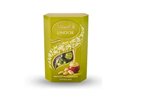 Lindt Lindor Pistacchio Milchschokoladen pralinen gefüllt mit Pistaziencreme 200g