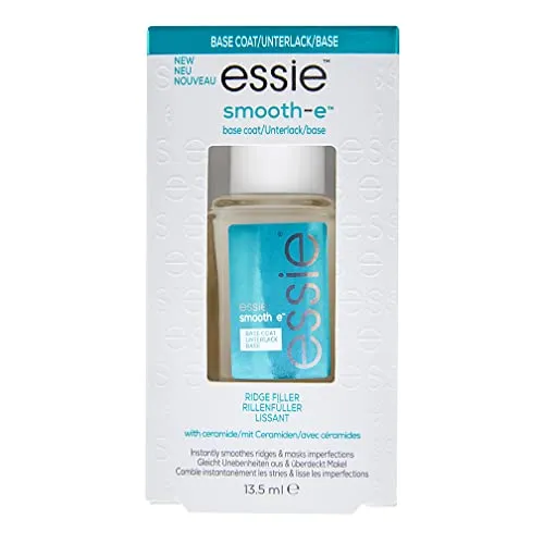 Essie Base Coat smooth-e mit Ceramiden - Nagellack Unterlack mit Ceramiden für ein glattes Finish und Schutz vor Verfärbungen, ideal für eine perfekte Maniküre zuhause.