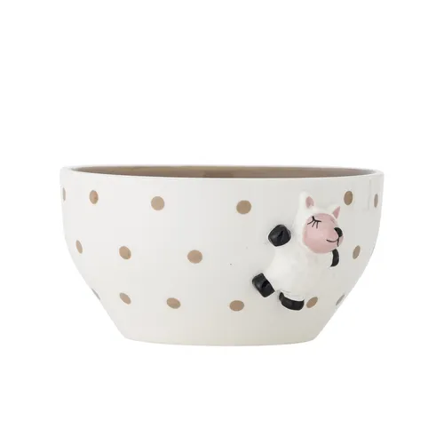 Bloomingville Dolly Schale, Braun, Steingut von Bloomingville