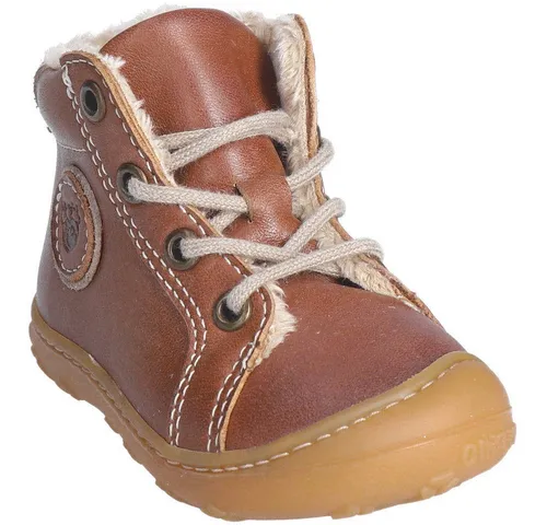 Pepino Georgie Lauflernschuh aus Leder - Lauflernschuhe für Kinder aus hochwertigem Glattleder, pflegeleicht und strapazierfähig. Ideal für den Alltag, mit bequemer Filzinnensohle und rutschfester Gummisohle für sicheren Halt.