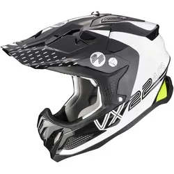 Scorpion VX-22 Air Ares Motocross Helm, schwarz-weiss, Größe XL für Männer