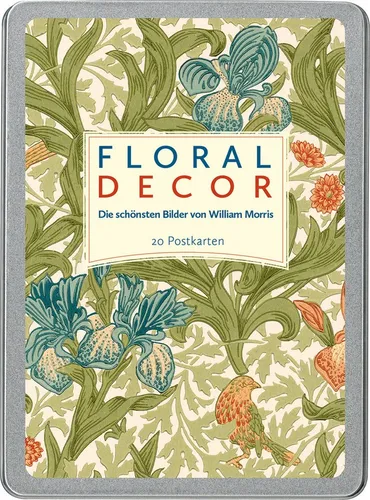 Papermoon Postkarte Floral Decor: Die schönsten Bilder von William Morris