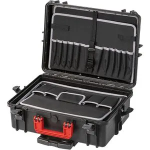 Parat Werkzeugkoffer Protect 34-S Roll, leer - Robuster Kunststoff Werkzeugkoffer mit 34L Stauraum, integrierten Trolley und IP67 Wasserschutz – ideal für Handwerker und Hobbybastler.