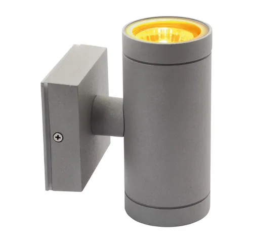 Oprawa ścienna BART EL-235 2x35W GU10 - Stylvolle Wandleuchte in Grau, IP54 geprüft, ideal für den Einsatz im Außenbereich, sorgt für eine angenehme Beleuchtung.