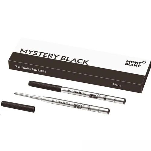 MONTBLANC Mystery Black Kugelschreibermine B schwarz, 2 St.