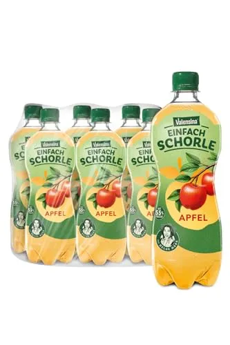 Valensina einfachSchorle trüber Apfel 0,75l, 6er Pack