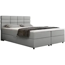 Panda Möbel Boxbett, Dunkelgrau, 160x206 cm in silber von Homesy