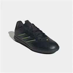 Adidas Copa Pure III Club IN J Navy - Fußballschuhe für Kinder und Teens, ideal für Hallenspiele, mit perfektem Ballkontakt und flacher Außensohle für optimalen Grip.