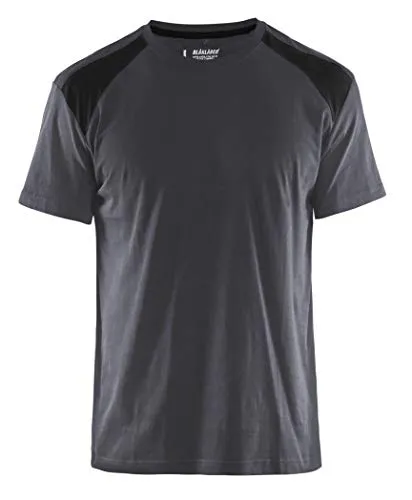 Blaklader 3379104296994XL T-Shirt, Mittelgrau/Schwarz, Größe 4XL