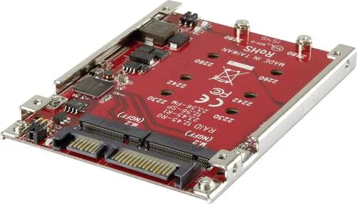 Renkforce Hardware RAID Controller für 2x M.2 NGFF SSDs