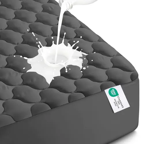 Matratzenschoner Grau von Utopia Bedding
