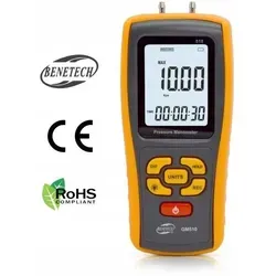 BENETECH GM510 Digitales Differenzdruckmessgerät mit USB