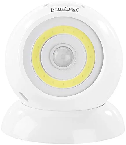Luminea Bewegungsmelder Akku: Ultrahelle COB-LED-Leuchte mit PIR Sensor