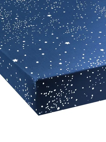 vertbaudet Spannbettlaken Kinder Spannbettlaken POLARSTERN, Baumwolle