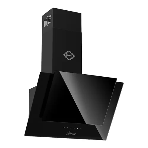 Gurari Dunstabzugshaube 60 cm, Wandhaube, Kopffrei , 1000 m³/h, Schwarz Glas