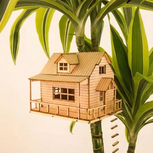 Tiny Treehouse Miniatur Baumhaus für Zimmerpflanzen