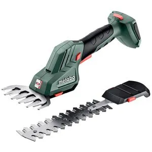 Metabo Akku-Strauch- und Grasschere SGS 18 LTX Q - 18V, präzise Formschnitte und saubere Rasenkanten, ergonomisch und leicht für ermüdungsfreies Arbeiten