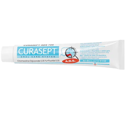 CURASEPT ADS 705 Gel-Zahnpasta 0,05% CHX, 75 ml
