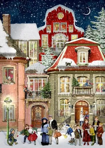 A4-Wand-Adventskalender – In der Weihnachtsgasse von COPPENRATH, MÜNSTER