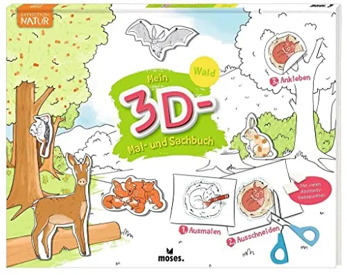 moses. Mein 3D Mal- und Sachbuch