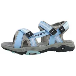 KangaROOS Sandale blau 33 EU - Wanderschuhe in Größe 33 EU, ideal für Abenteuer im Freien, mit bequemem Klettverschluss und offener Schuhspitze für optimale Belüftung.