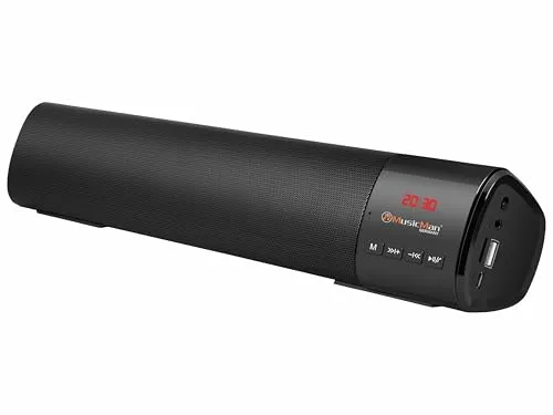 Music Man BT-X54 Soundbar, Mobiler Lautsprecher Schwarz
