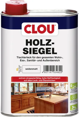 CLOU Holz Siegel EL Seidenmatt 250ml