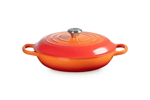 Le Creuset Signature Gusseisen Gourmet-Profitopf Ø 26 cm in rot von Le Creuset