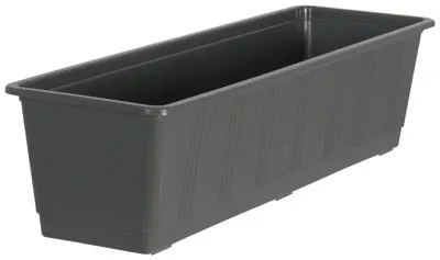 Blumenkasten Standard 60 cm anthrazit in gold von Geli