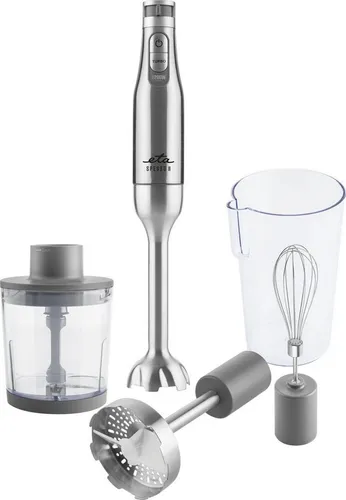 ETA SPESSO II Hand Blender 1200 W - Stabmixer mit 6 Geschwindigkeiten und Turbo-Modus für blitzschnelles Mixen, ideal für kreative Küchenideen.