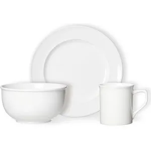 RitzenhoffundBreker Tafelservice Simple, Porzellan, Kombiservice für 4 Personen, rund, 12-teilig