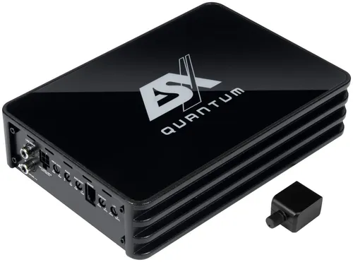 ESX Q-ONEv3 - 1-Kanal Class-D Car-Audio Verstärker - Car-HiFi-Endstufen mit 300/500/700 Watt RMS Leistung, Bass-Fernbedienung und automatischer Einschaltfunktion für ein beeindruckendes Klangerlebnis unterwegs.