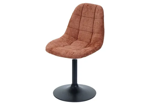 PROREGAL® Esszimmerstuhl Esszimmerstuhl drehbar, Material, Farbe (1 St), bequemer um 360° drehbarer Schalensitz