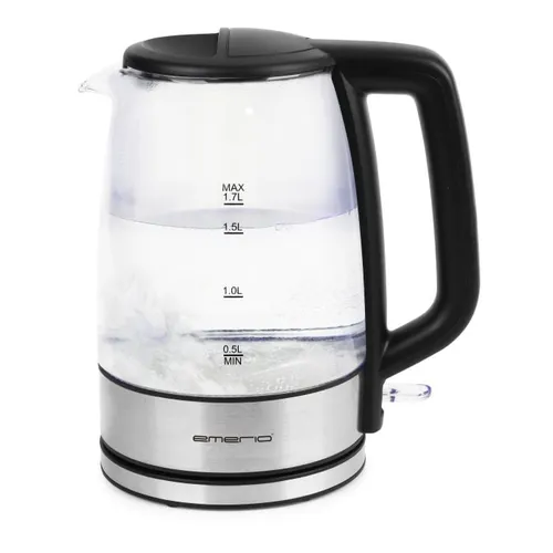 Emerio Glas-Wasserkocher WK-130126, 1,7 Liter, 2200 Watt
